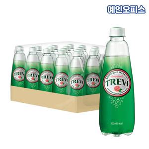 [롯데칠성] 트레비 탄산수 자몽 500ml X 24펫 탄산음료 스파클링 탄산 음료수 칠성 PET 페트병 음료수 사무실 탕비실