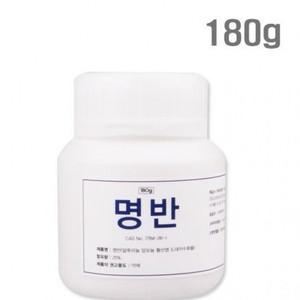 백반가루 180g 캠핑 염색 봉숭아물 매염제 뱀퇴치 군대훈련 벌레퇴치 성묘