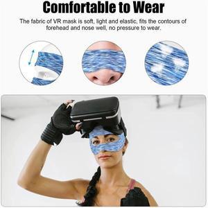 VR 용품 VR 아이 마스크 오큘러스 퀘스트 2 액세서리 메타 3 피코 4 비전 프로 커버   흡수 헤드셋
