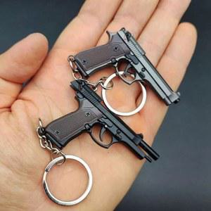 스케일 미니어처 어소프트 피규어총 금속 키링 포함 가스건 서바이벌 Beretta 베레타