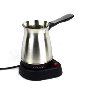 500ML 스틸 전기포트 전기 메이커 주전자 보일러 휴대용 커피 220V 스테인레스 터키어 기계