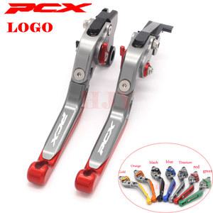 PCX CNC 오토바이 바이크 브레이크 클러치 레버 레바 로고 포함 혼다 125 150 PCX125 2010 2013 2014 2015 2016 2017