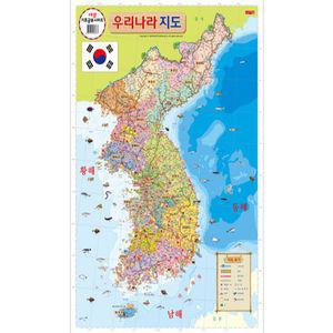 우리나라JS세계지도 벽보