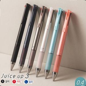 파이롯트 0.4mm 젤잉크 중성펜 쥬스업 3색볼펜/멀티펜