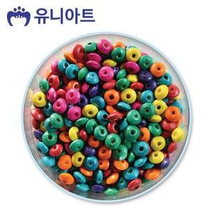 유니아트 5유니000통 (모양비즈 37번) 나무비즈 (주판알)