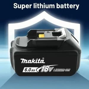 100% 정품/오리지널 Makita 18v 6.0Ah makita 도구 드릴 배터리 bl1850b BL1850 bl1860 bl 1860 bl1830 bl1