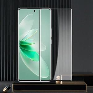 Vivo V25 Pro V27 풀 커버 보호 필름 스크린 보호대 3D 곡선 강화 유리 2 개