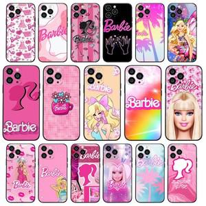 AU8 바비 패션 소녀 블랙 케이스 OPPO A5 A3S A12E A15S A96 A91 F15 A93 F17 F19 F11 A7