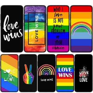 모토로라용 게이 레즈비언 LGBT 레인보우 프라이드 케이스 모토 G9 G30 G50 G60 G40 G52 G41 G42 G22 G71 E