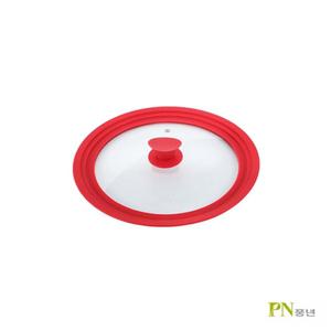 PN풍년 실리콘 멀티 뚜껑 레드 26cm-30cm주방냄비커버 보관 전용 덮개 프라이팬