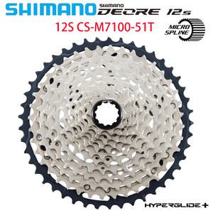 자전거 스프로킷 카세트 시마노 SLX CS M7100 12 단 하이퍼글라이드 10 51T 프리휠 MTB 사이클링 부품