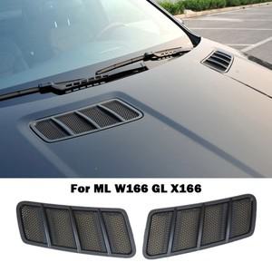 후드 엔진 공기 배출구 흡입구 그리드 커버, 메르세데스 벤츠 ML W166 GL ML400 ML350 ML320, A1668800105