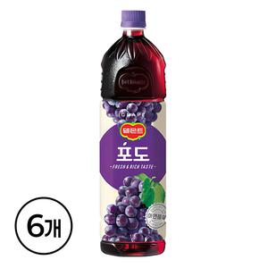 델몬트 포도 주스 1.5L x6개