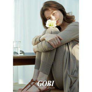 [플러스샵](타임스퀘어점패션관)고비(GOBI) 실크 캐시미어 조거 팬츠