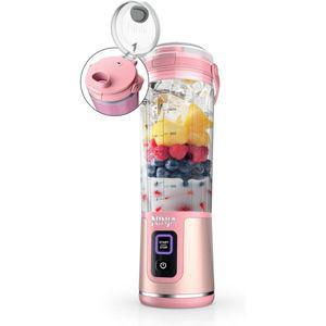 닌자 휴대용 블렌더 핑크 무선 510g 용량 BC151PK