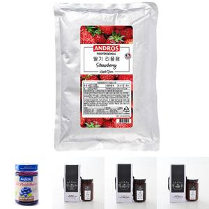 앤드로스 딸기 리플잼 1kg/딸기잼/과일맛잼/후르츠잼/딸기쨈/대용량딸기쨈/과일쨈/후르츠쨈/미니딸기잼