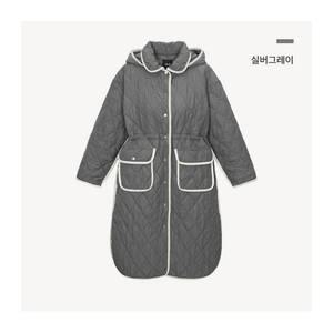 더엣지 퀼팅 롱 패딩 코트 - 271906