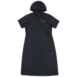 [디스커버리] 여성 프레시벤트 폴튼 경량 후드형 우븐 원피스 DWOP95053BKS