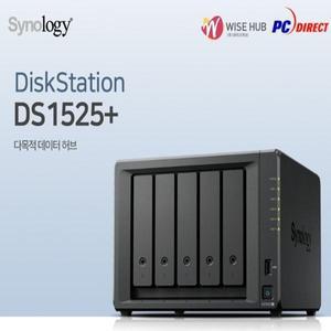 DS1525+(30TB) Synology HAT3300 6TB x 5개장착
