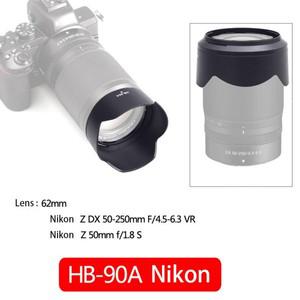 Nikon HB-90A 카메라 후드 Z50-250mm 렌즈 Z 50mm f/1.8 S 마이크로 단일 eCamera ZFC Z30 Z50 Z7ii 세트