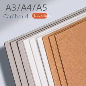 A3/A4/A5 흰색 두꺼운 크래프트 종이 하드 골판지 5/10pcs Diy Handmake 공예 만들기 마분지 백업 1/1.5/2m