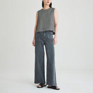 JAJU 25 S/S 여 와이드 데님 팬츠 J125201103