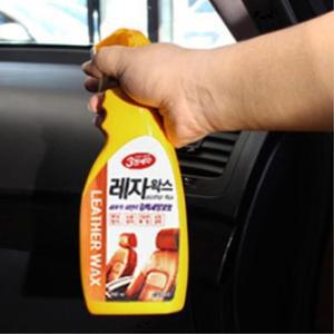 자동차 가죽시트 변색 노화 광택 레자왁스 셀프세차 뿌리는 스프레이