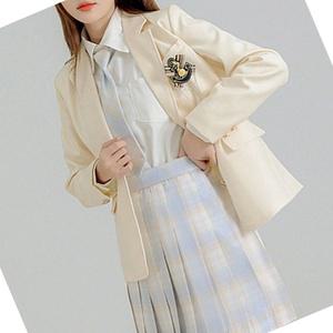 나타 여자 교복 자켓 단품 아이보리 이쁜교복 파티용품 교복마이
