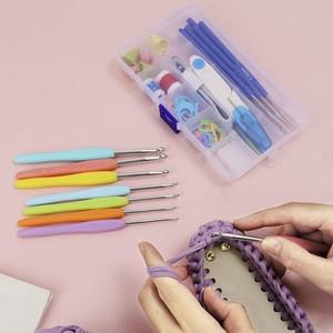 [하프클럽/셀러허브_여성트랜드패션]뜨개질 바늘 코바늘세트 53P 골무 풀세트