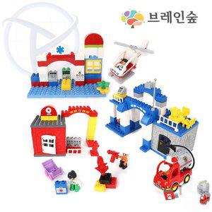 교육용 듀오 커뮤니티세트 193P 블럭교구 블록 놀이학습