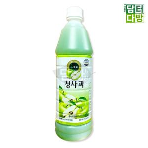 청솔 청사과 원액 835ml 음료베이스/차/과일/주스/음료/에이드/쥬스/네이드/시럽/음료수/탄산/농축/액