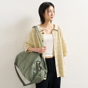 UNISEX 나일론 트라움 빅 더플백 [KHAKI] / SBE1U92005