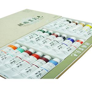 신한튜브 18색 20ml 동양화 채색 물감/미술용품/서예용품