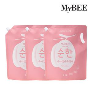 마이비 피부에순한 유아유연제 리필(2100ml) 3팩_스위트터치향