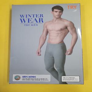 1매 /남성용/ 트라이 보온메리하의 / 청회색 / 95 100 105 110 / 삼중직 에어메리 단품 요거다 ㅁㄹ