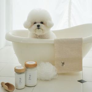 강아지 천연 탄산 스파 입욕제 몽스파 200g