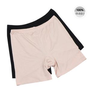 여성 인견 네모팬티 3부 속바지 드로즈 쿨 사각팬티