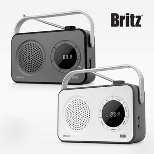 브리츠 BZ-R800BT 유무선 휴대용 블루투스 효도 소형 FM 라디오 USB재생 TF슬롯 AUX단자 알람시계