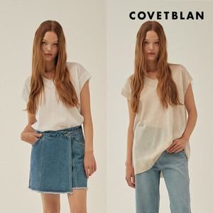 [COVETBLAN] 시스루 니트 베스트(V214MVT202W)
