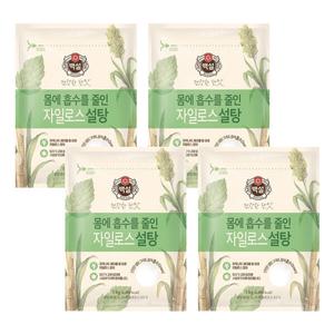 CJ제일제당 백설 자일로스 하얀설탕 1kg 4개