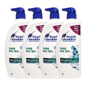 헤드앤숄더 가려운 두피케어 샴푸 850ml X 4개