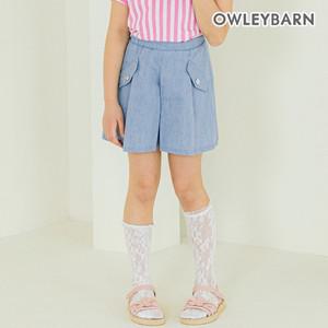 [보리보리/올리반]올리반 원턱데님반바지(블루)