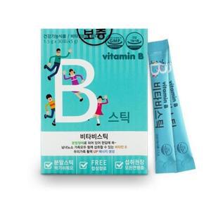 PHARMAGEN 비타B스틱 VITAMIN 나이아신 엽산 레몬맛 30포 1개월분