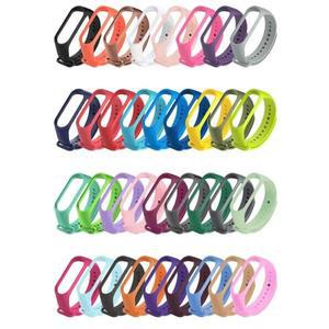 샤오미 미 밴드 7, 6, 5, 4, 3, 실리콘 팔찌, 손목 스트랩, MiBand 3/4, band5, band6 스마트워치 액세서리