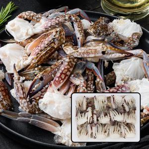 절단꽃게 S 450g X3개 (손질된 냉동꽃게, 절단게)