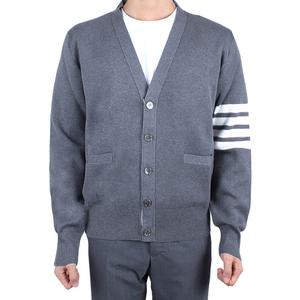 톰브라운 남성 사선완장 가디건 미디움그레이 MKC171A 00219 035