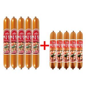 롯데 빅팜 150gX5개+90gX5개 기획 군대 PX 어린이 간식 소시지 주전부리 소세지