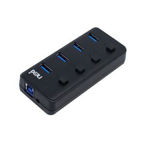 USB3.0 4포트 유전원 허브 5Gbps 개별스위치 멀티 노트북 PC USB확장 메모리 키보드 마우스 공유기