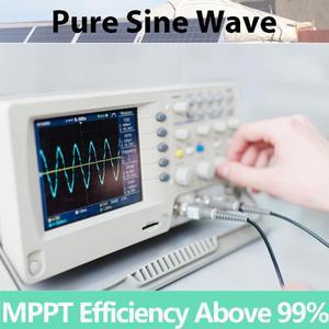 LCD 태양 전지판 그리드 타이 인버터, 배터리 전압 입력, 55V-90V, 48V AC 출력, 90V-140V, 1200W