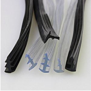 알루미늄 합금 고정 유리 스트립 도어 창문 슬롯 EPDM 5M